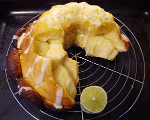 Limetkový monkey bread